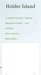 Mobile Screenshot of holder-island.com